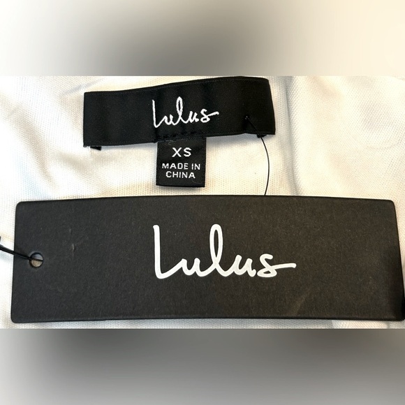 NWT Lulus Terrifically Trendy White Tiered Ruffled Mini Dress, Size XS - Picture 11 of 15